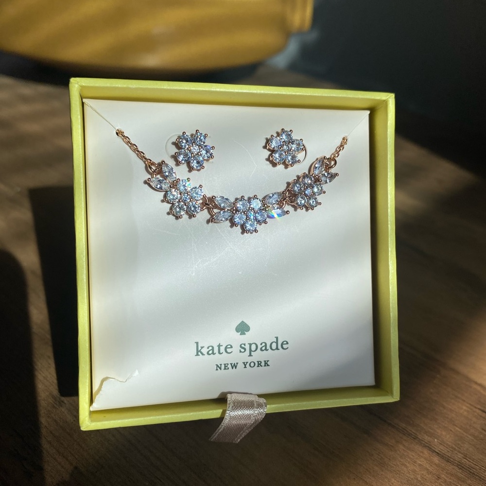 Kate Spade Necklace and Studs Boxed Set